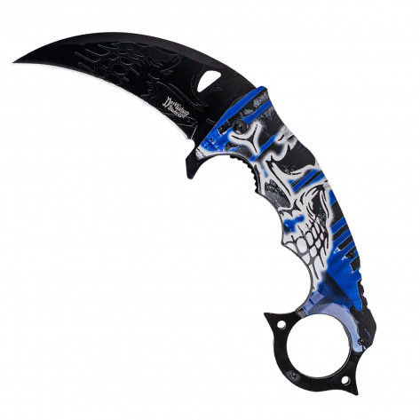 Blue Skull Villain | Dark Fantasy Blades