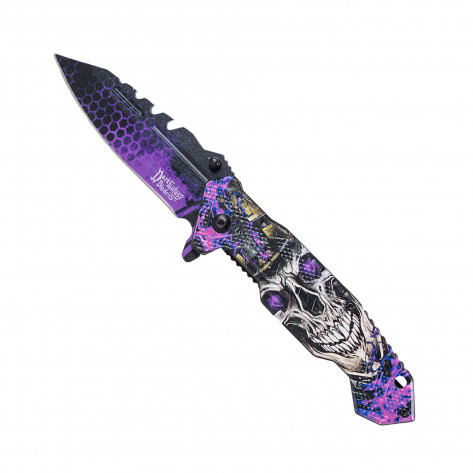 Purple Skull Villain | Dark Fantasy Blades