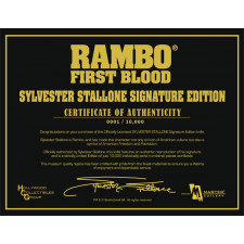 RAMBO FIRST BLOOD - Sylvester Stallone Signature Edition